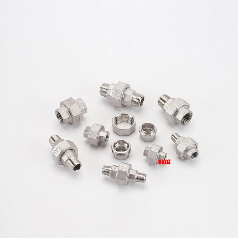 BSP Reducing Fittings 304 Stainless Steel Male Female Adaptor Straight Nipples
