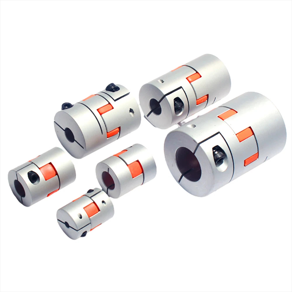 Alu Shaft Coupler Flexible Plum Spider Jaw Coupling Stepper Motor for 3D Printer