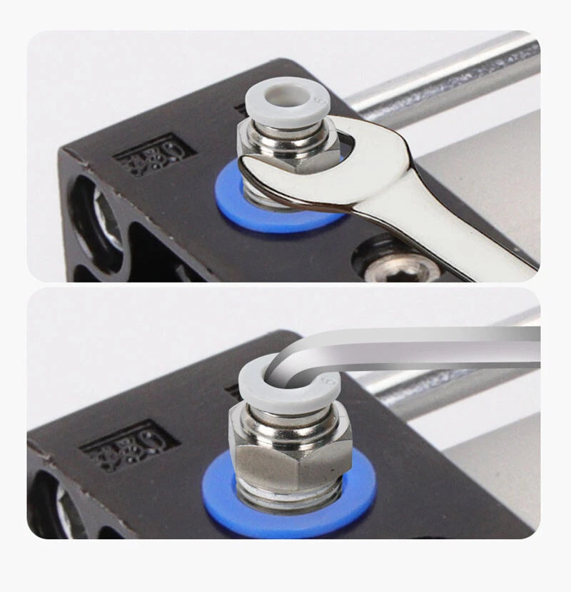 Straight Male Stud Push-to-Connect Pneumatic Fitting for Air & Water Hose
