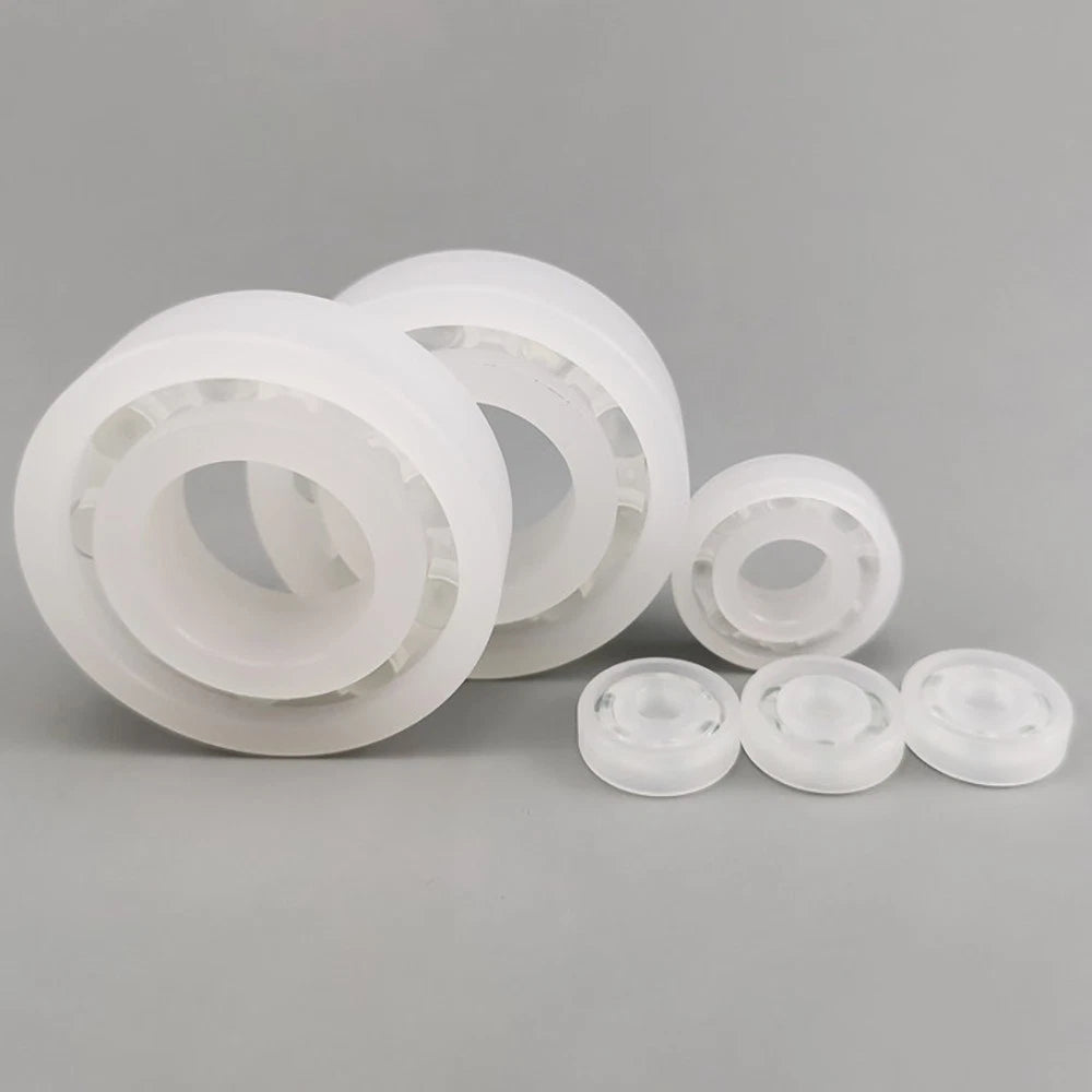 Plastic Bearing PP 608 6000 6001 6004 6206 Glass Balls ID 6mm~30mm Ball Bearings