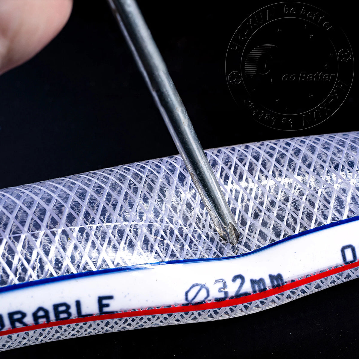 PVC Flexible Braided Tubing — Fish Pond, Hydroponics & Garden Water Hose