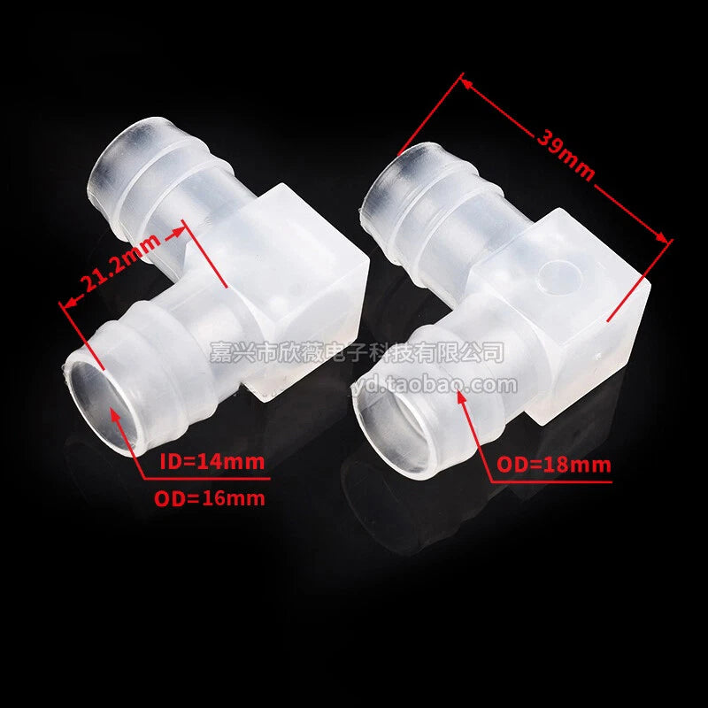 Plastic Hose Pipe Connector Reducing Fitting Plastic Barbed Fuel Water Vacuum