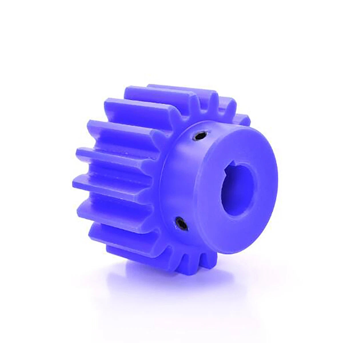 1/1.5/2/3 Mod Spur Gear Plastic Nylon Gear 10-60T Teeth Transmission Gear w/Step