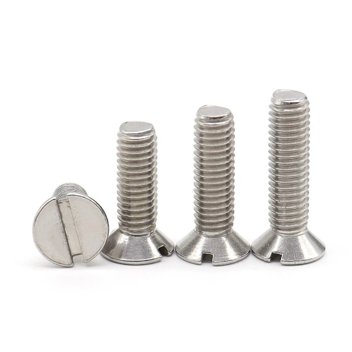 A2 Stainless Steel Slotted Countersunk Screws DIN 963 | M4 M5 M6 - HomeDIYer