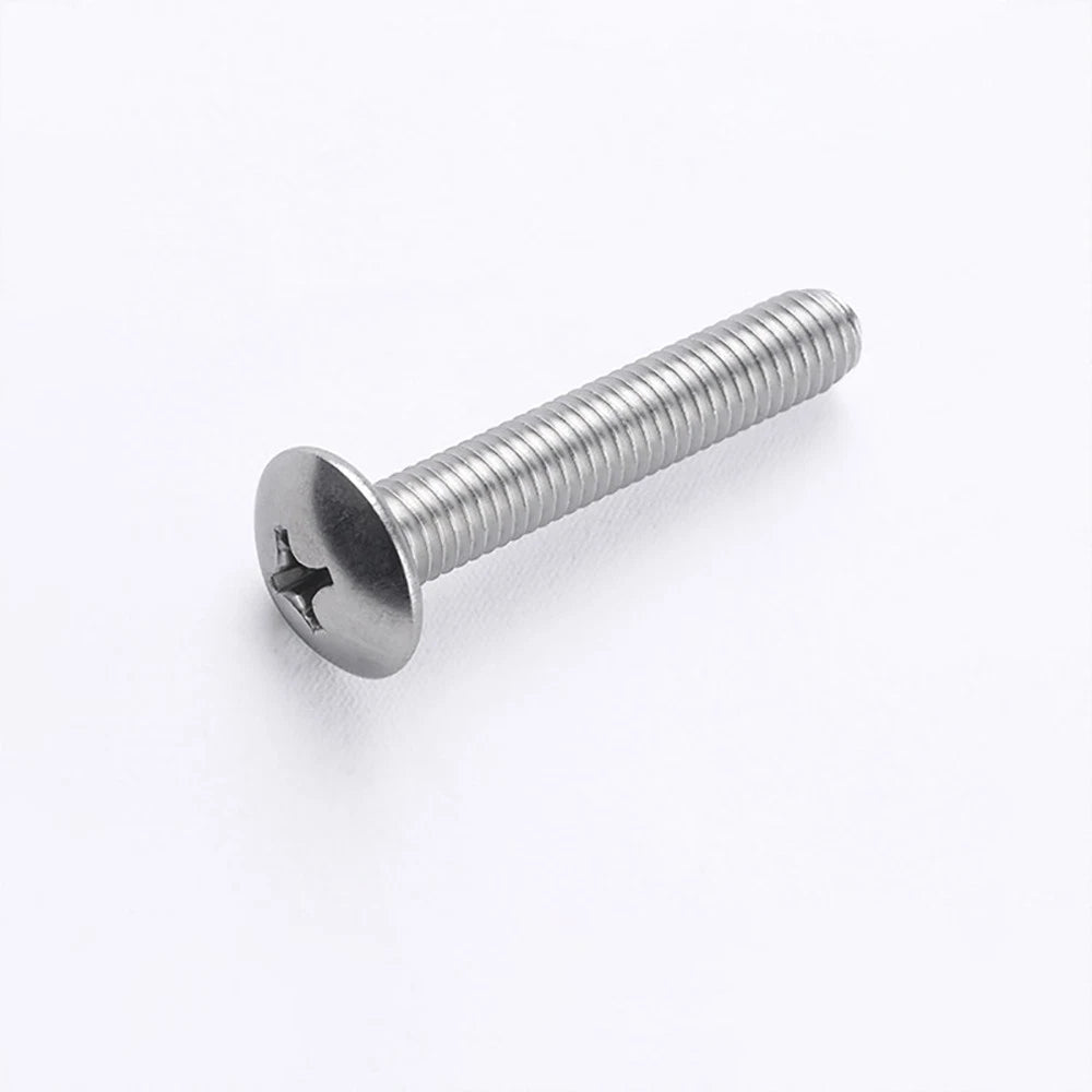M4-M8 Phillips Truss Head Machine Screw Large Flat Head Screws Stainless Steel