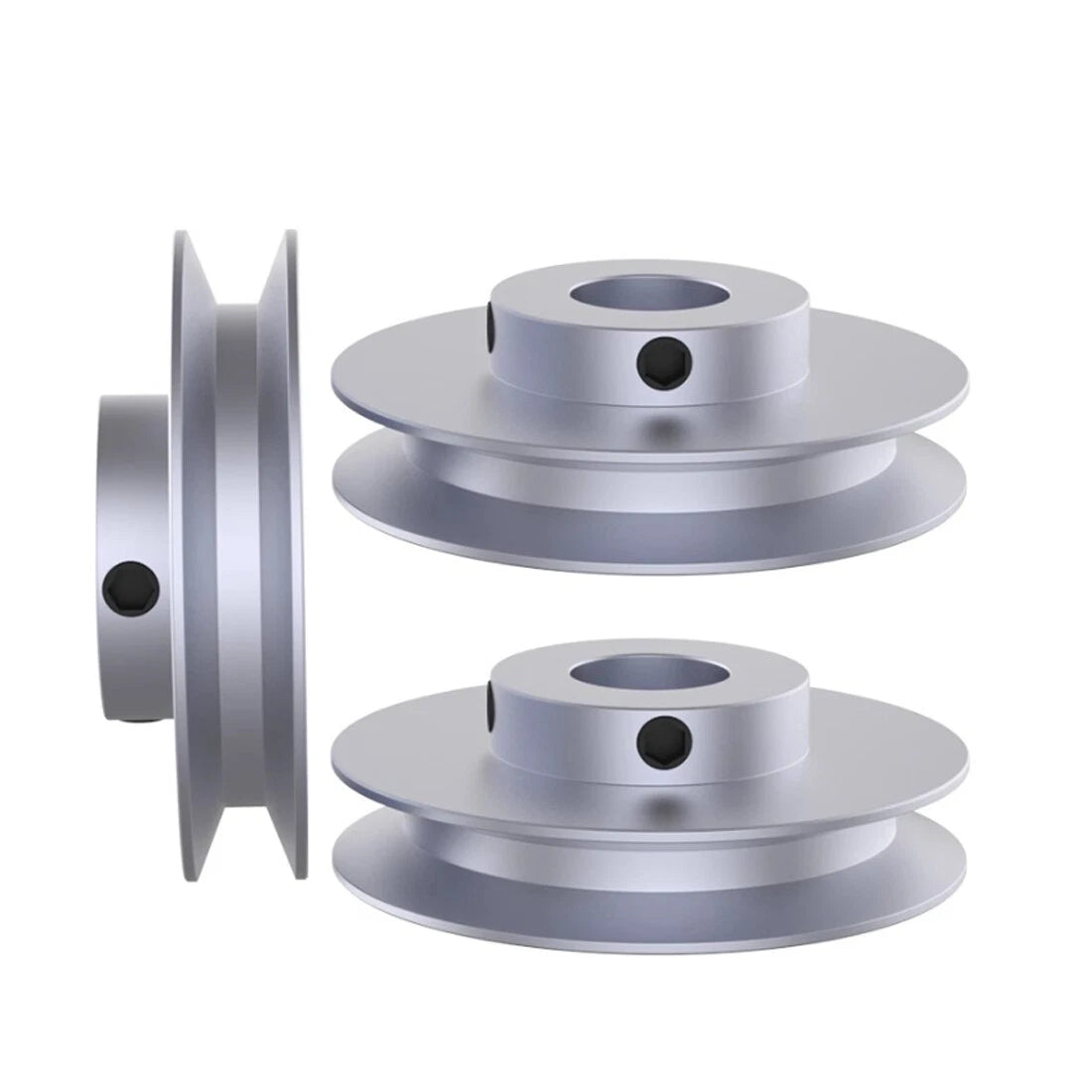 Aluminium V-Groove Pulley 1 Groove OD 50/60/80/100mm for B-type Belts Pulleys