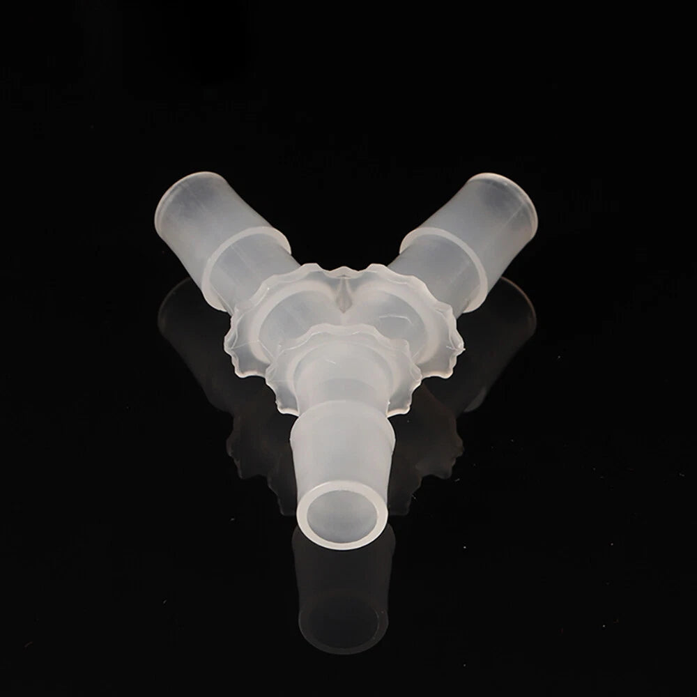 Y-Type 3-Way Barbed Hose Connector — Plastic Tee Fitting for Tube & Pipe