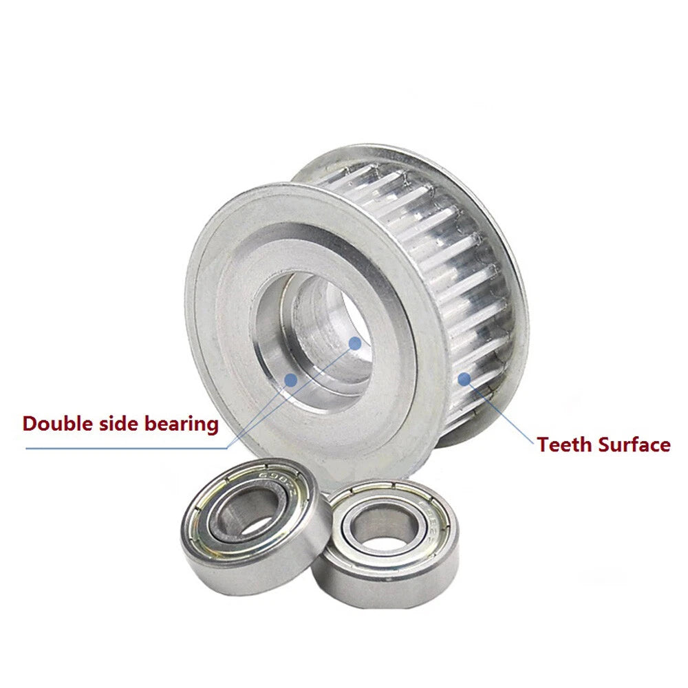 HTD-5M 15T-40T Timing Belt Idler Pulleys Pitch 5mm Width 27mm Toothed Tensioner