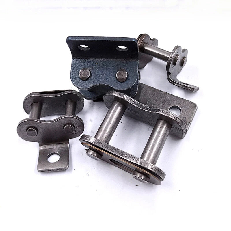 Roller Chain Links With Bent Ear On Both Side Simplex/Double Holes 08B 10A - 15A