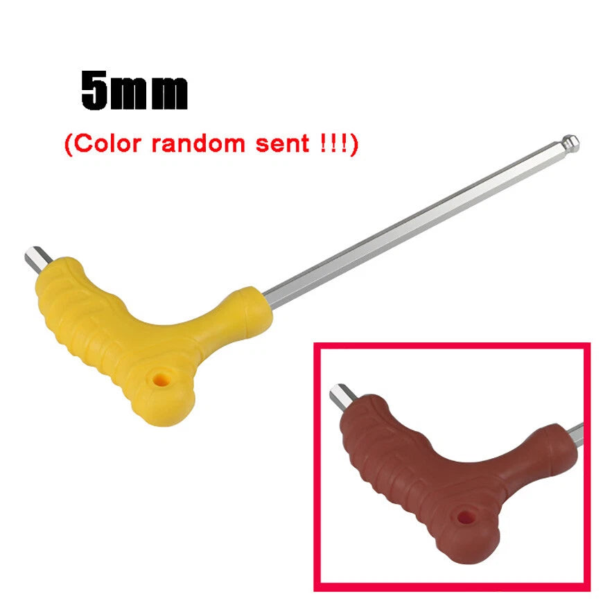 2mm-10mm T-Handle Hex Key Allen Key Wrench Key Hexagon Keys Ball End-Flat End
