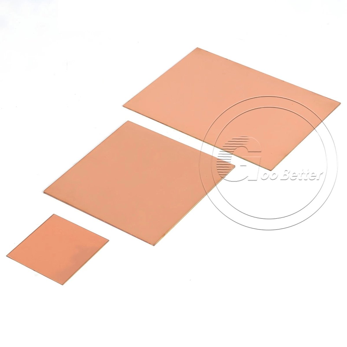 1.2MM-10MM Thick T2 Pure Copper Plate/Sheet Copper Block Laser Cut 10MM-300MM - HomeDIYer