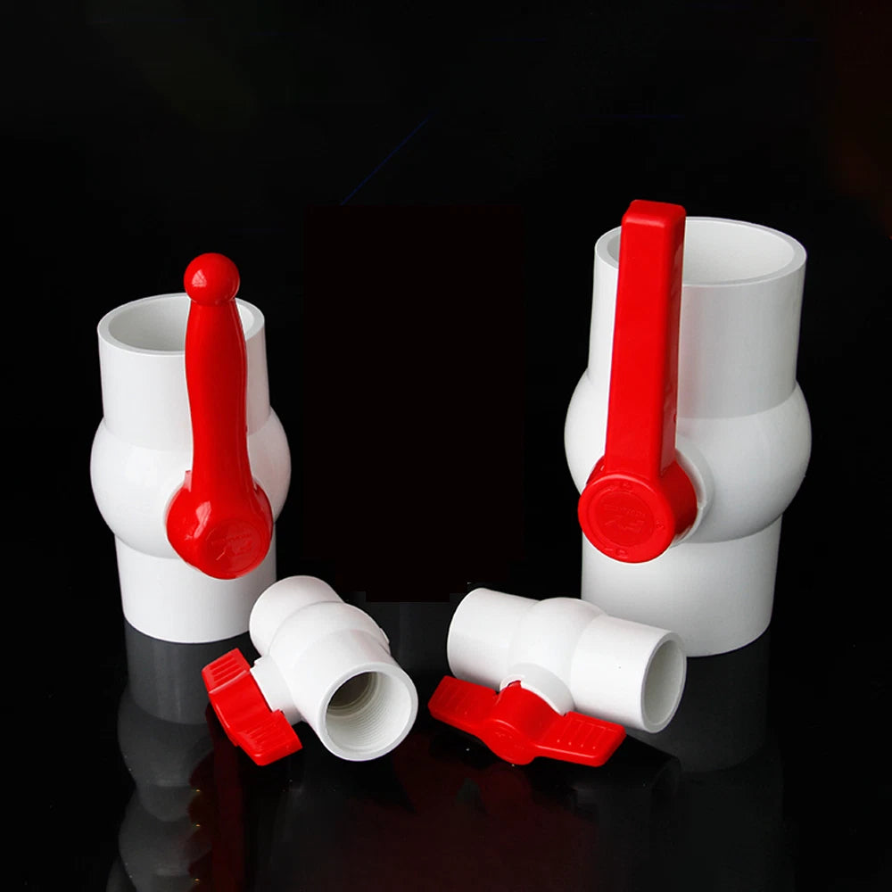 PVC Ball Valve Water Valves Solvent Weld ID 20mm - 160mm Pipe Connector Fittings