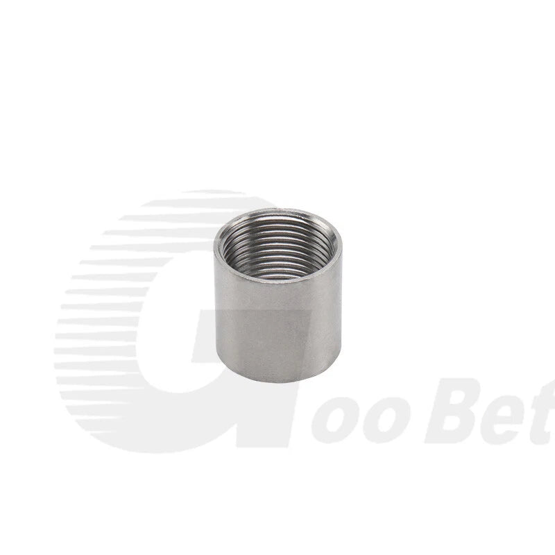 Stainless Steel 304 Full Socket Pipe Coupler — BSP Threaded Fitting (1/4" to 4")