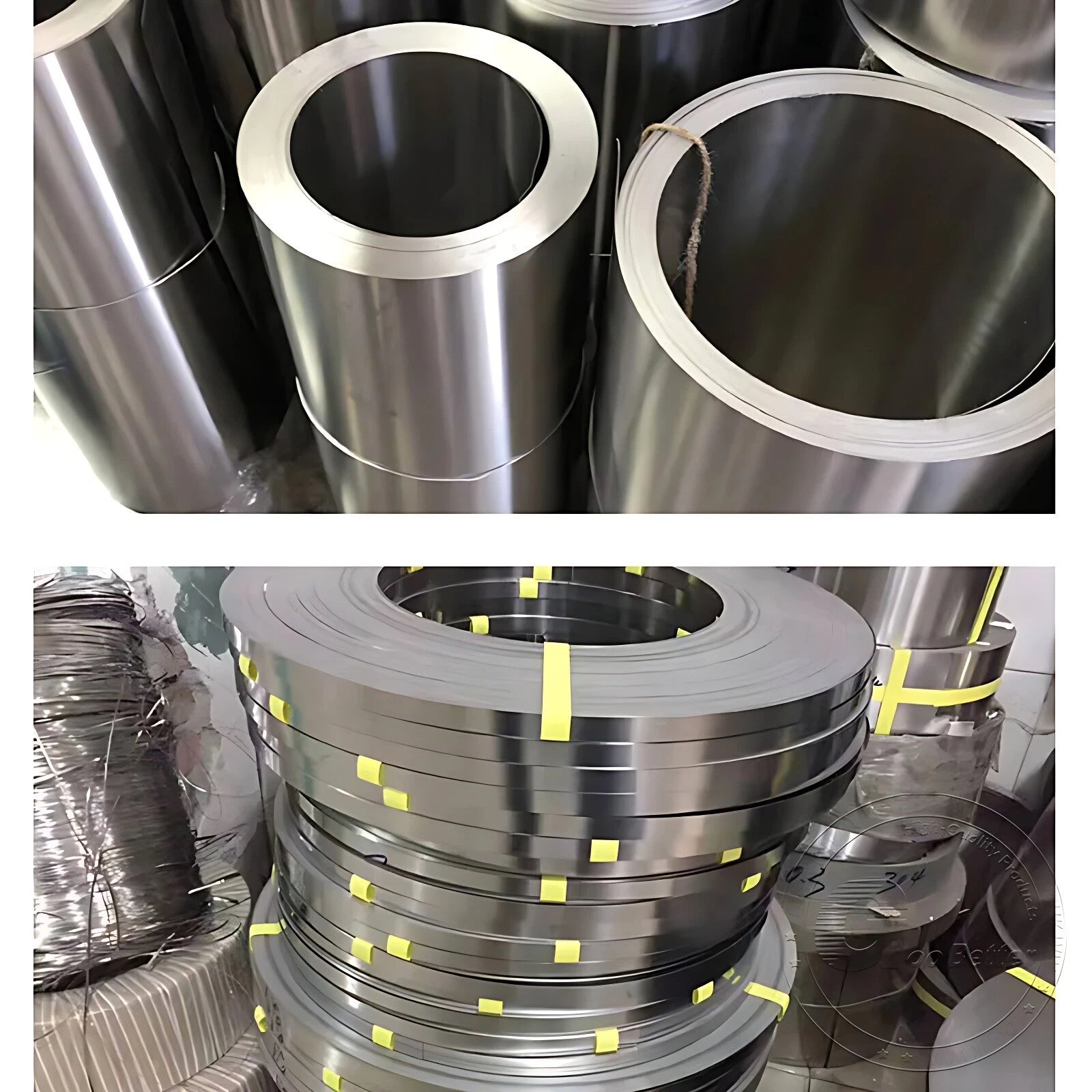 304 Stainless Steel Thin Plate Band Foil Sheet 0.01mm-0.5mm Metal Strip Roll