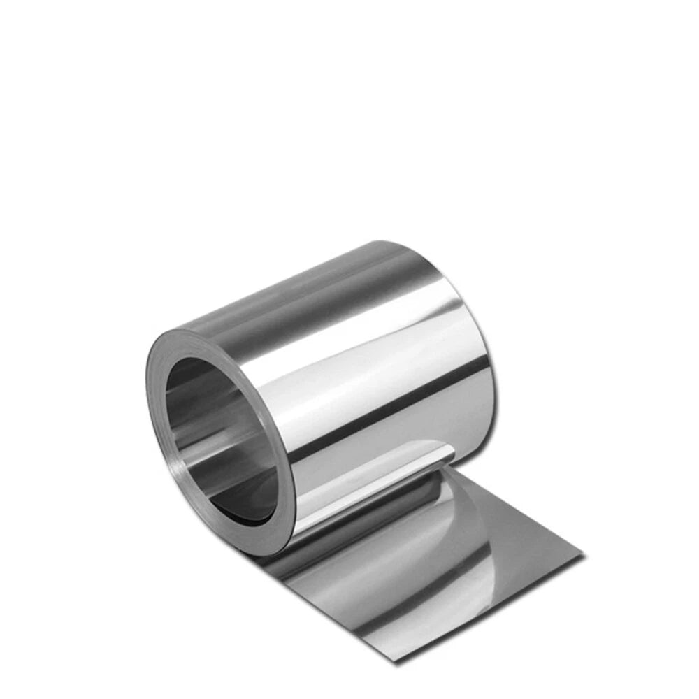 Ultra-thin 304 Stainless Steel Sheet Plate Roll 0.01-0.6mm Thick 100-600 mm Wide