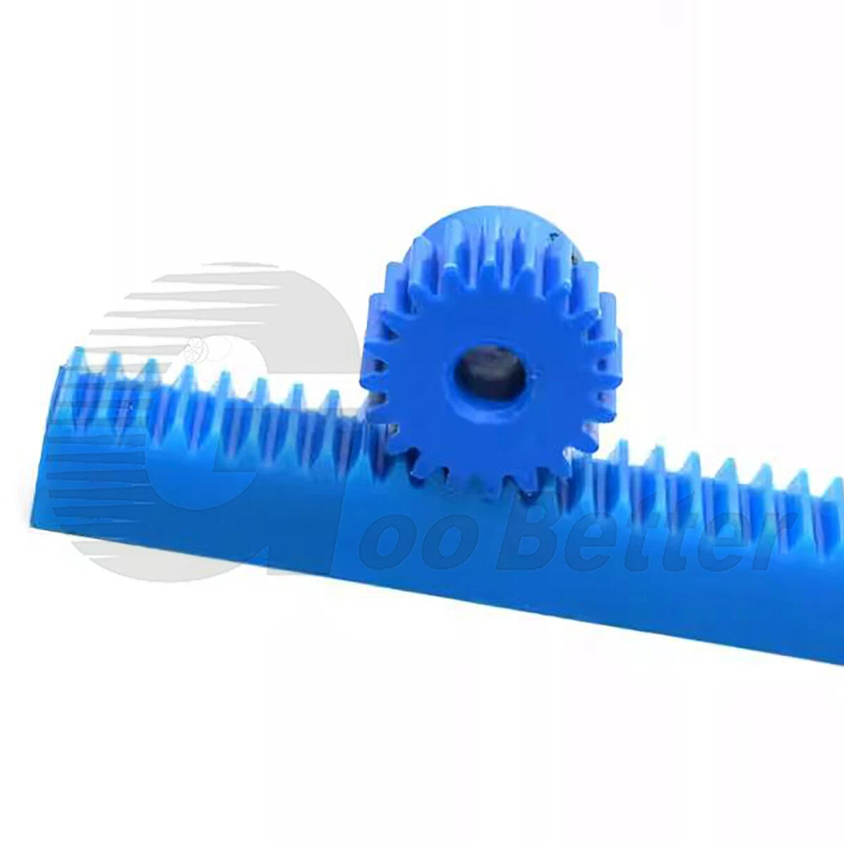 1 Mod 15 Teeth Blue Nylon Spur Gear Bore 4mm 5mm Pinion Plastic Gear with Step