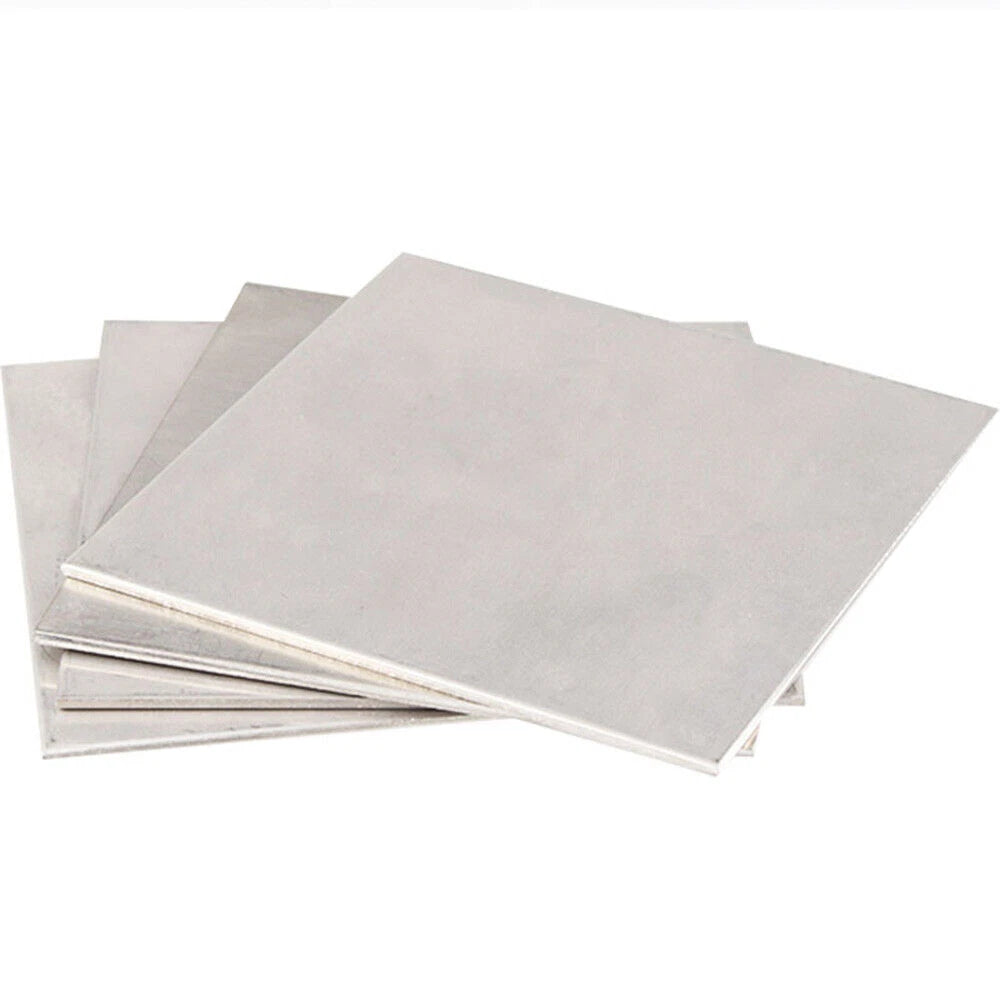 Stainless Steel Plate Sheet 0.01mm to 1mm, 100x100, 100x300, 200x300, 300x300mm