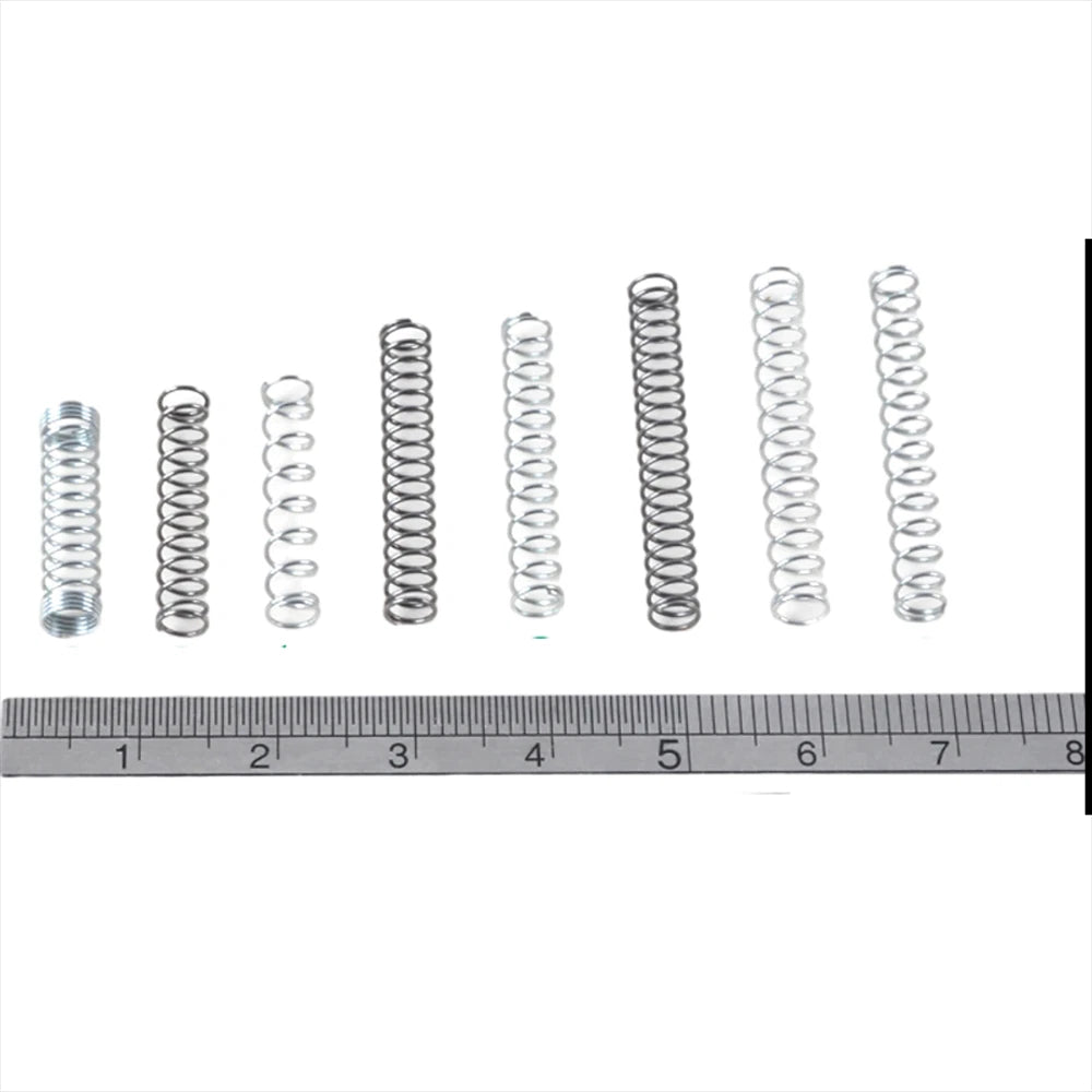 Compression Springs 18mm-30mm Length Spring Steel Galvanized For Ballpoint Pens