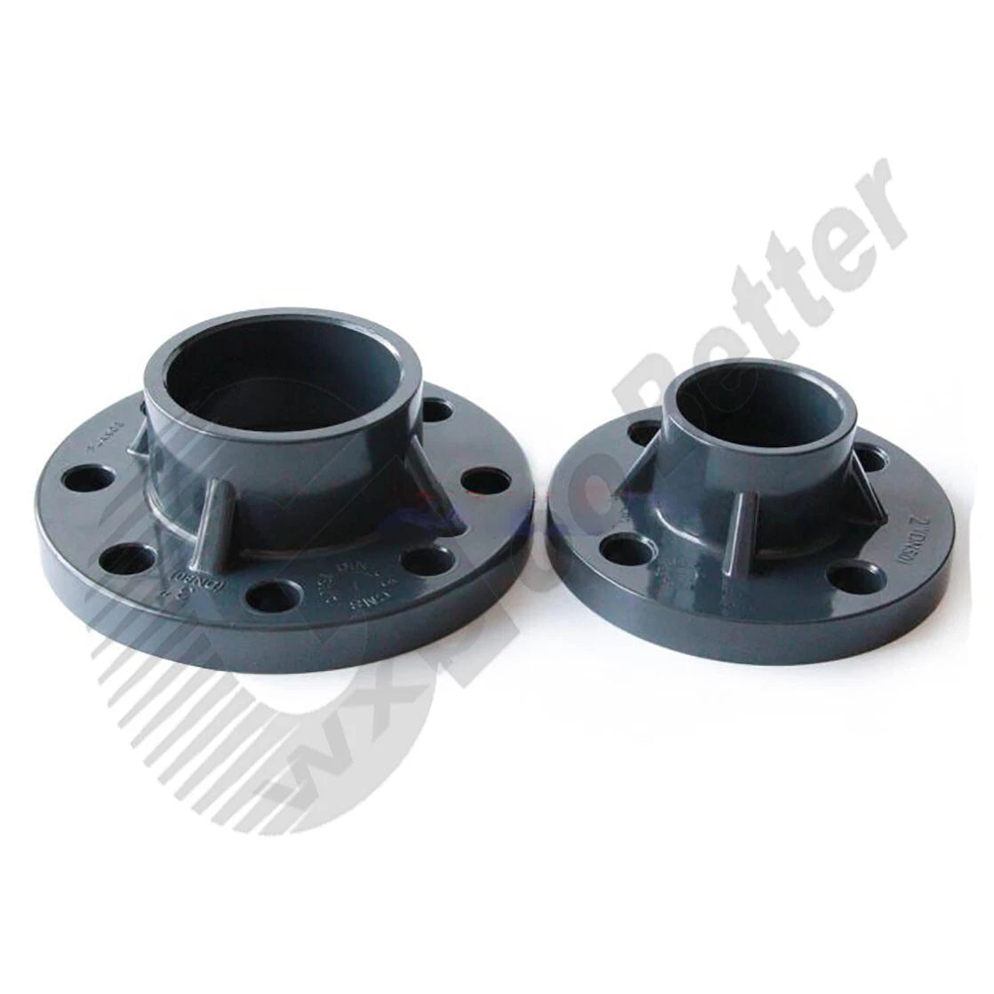 UPVC Water Supply Pipe Wall Mount Floor Flange Φ20mm~Φ110mm Flange Fittings Grey