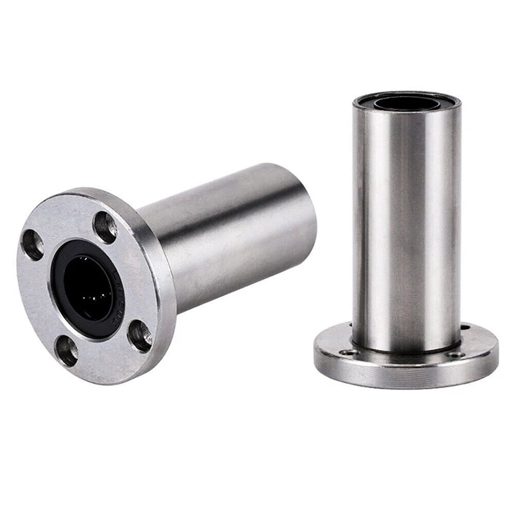 Lengthened Round Flange Shaft Linear Bushing Bearings 6mm-60mm LMF6LUU-LMF60LUU