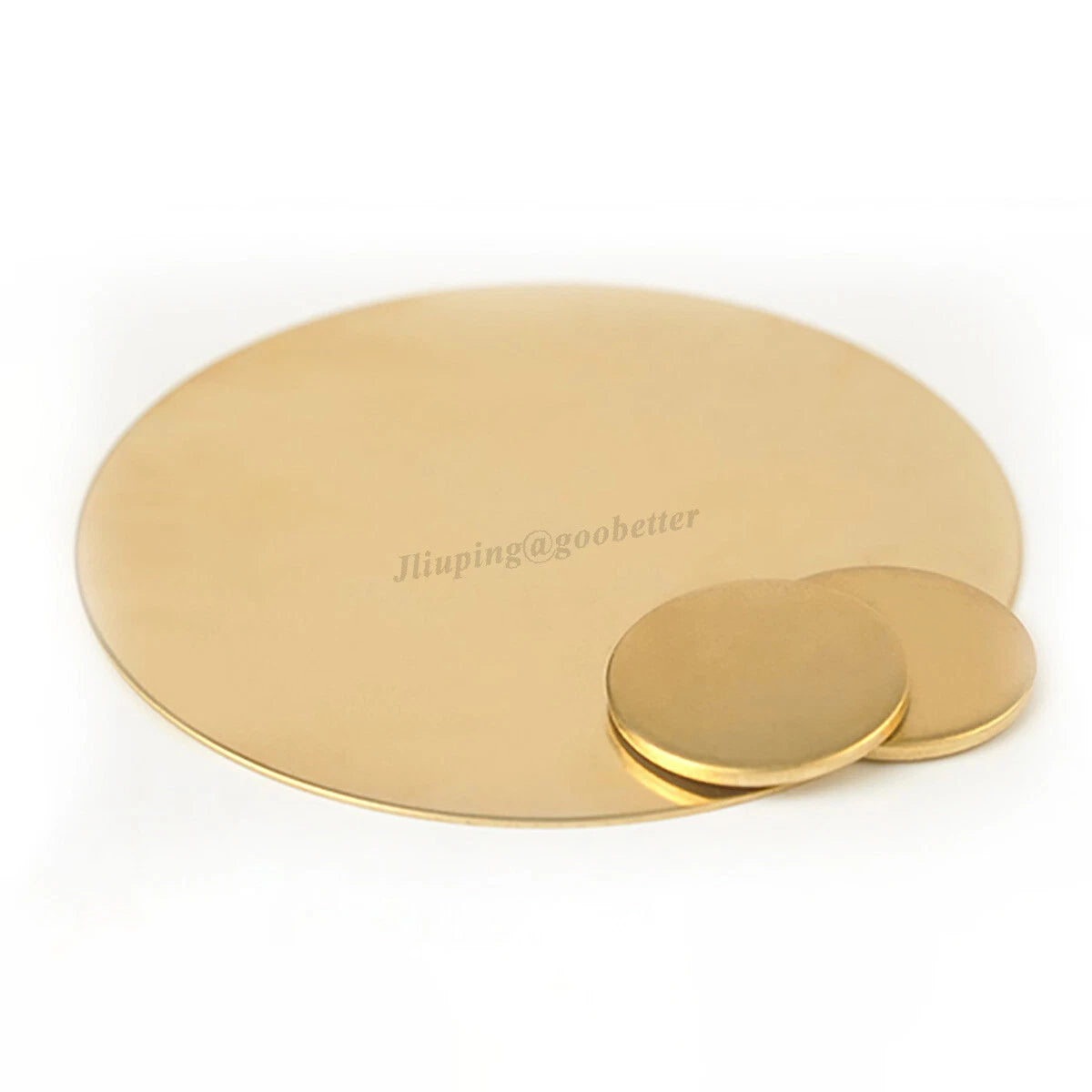 H62 Brass Discs Solid Round Sheets Plate Dia 10 15 20 25 30 35 40 45 50 55~100mm