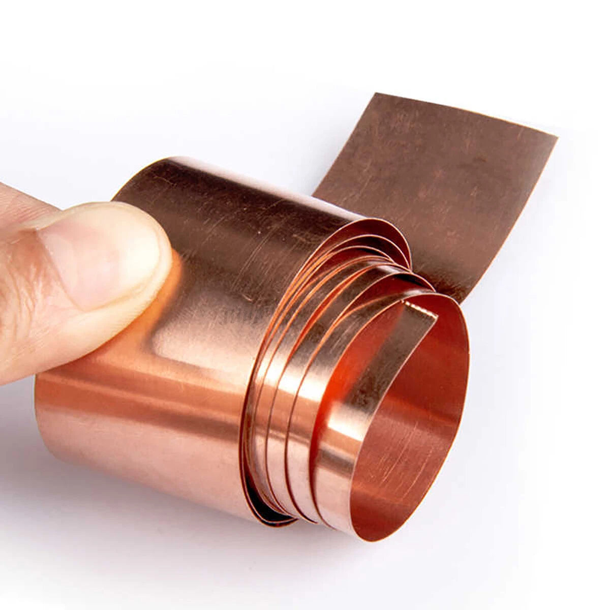 T2 Copper Sheet Roll Metal Foil Plate Thick 0.4/0.5/0.6/0.8/1mm Width 5mm-90mm