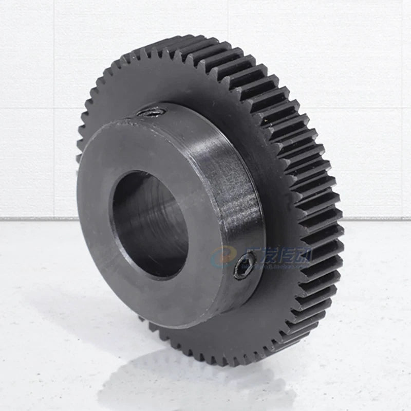 1 Mod 50 Teeth Spur Gear Motor Gears with Set Screws Black Oxide Carbon Steel
