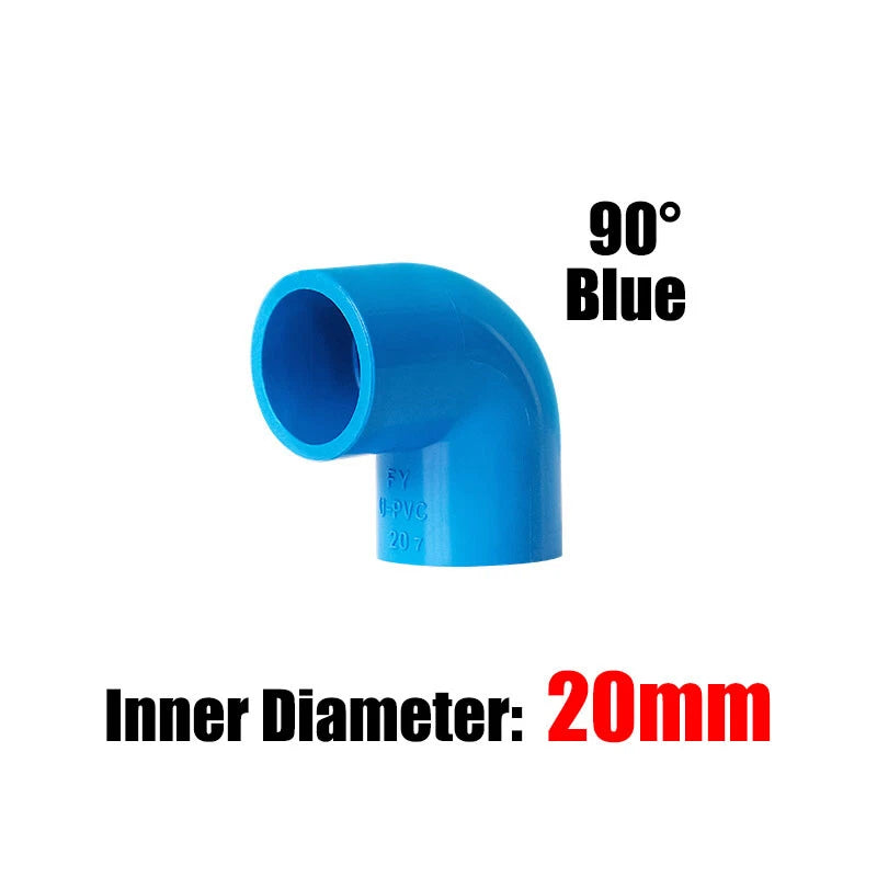 PVC 3 4 5 6-Way Elbow Connector Direct Pipe Fittings 20-110mm White Blue Grey