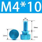 M3 M4 Anodized Aluminum Thumb Screws — Knurled Head Hand Bolts for PC Case, Fishing Rigs & DIY Projects