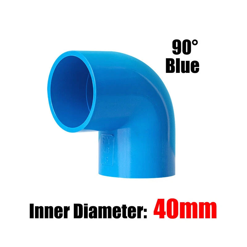 PVC 3 4 5 6-Way Elbow Connector Direct Pipe Fittings 20-110mm White Blue Grey