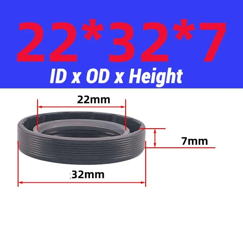 Oil Seal Metric Size Rotary Shaft Seal ID 8-38 mm TC FB Skeleton Oil Seal Rings