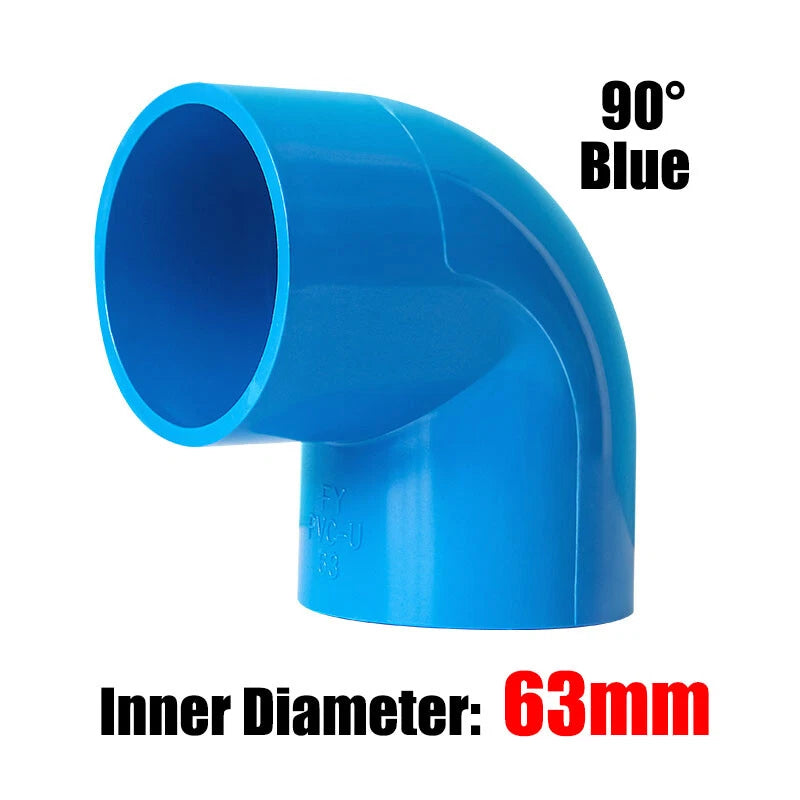 PVC 3 4 5 6-Way Elbow Connector Direct Pipe Fittings 20-110mm White Blue Grey