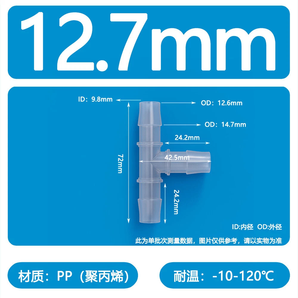 Plastic Pagoda Tubes Reducer Joint 2 3 4Way Hose Connector Tube Splitter Fitting