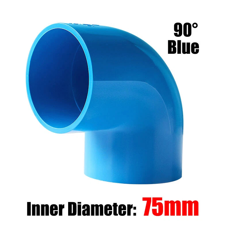 PVC 3 4 5 6-Way Elbow Connector Direct Pipe Fittings 20-110mm White Blue Grey