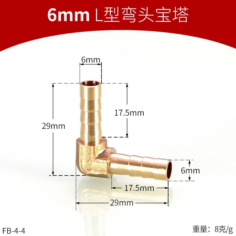 Brass Reducing Hose Fittings – Straight, L, T & Y Connectors for Gas & Air Tube