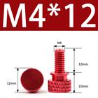 M3 M4 Anodized Aluminum Thumb Screws — Knurled Head Hand Bolts for PC Case, Fishing Rigs & DIY Projects