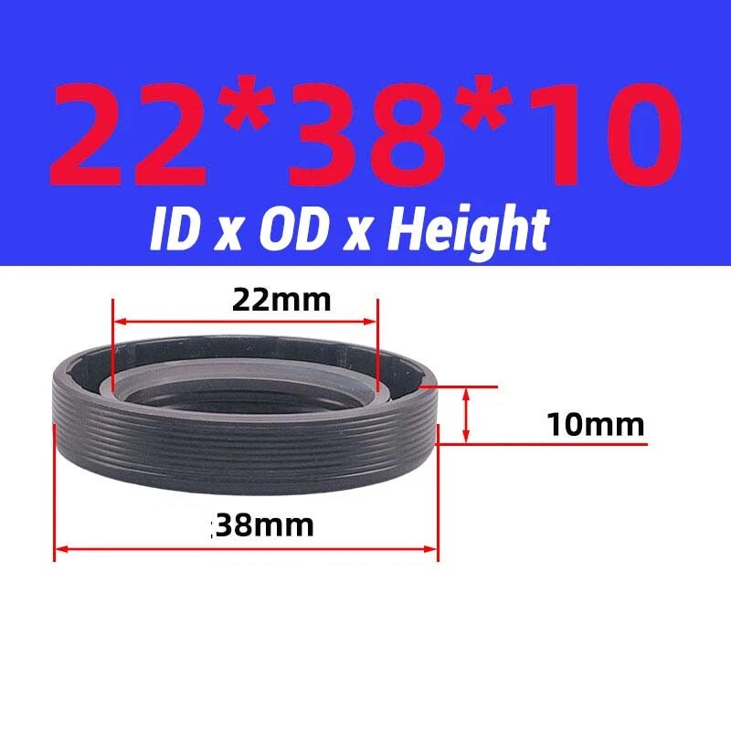 Oil Seal Metric Size Rotary Shaft Seal ID 8-38 mm TC FB Skeleton Oil Seal Rings