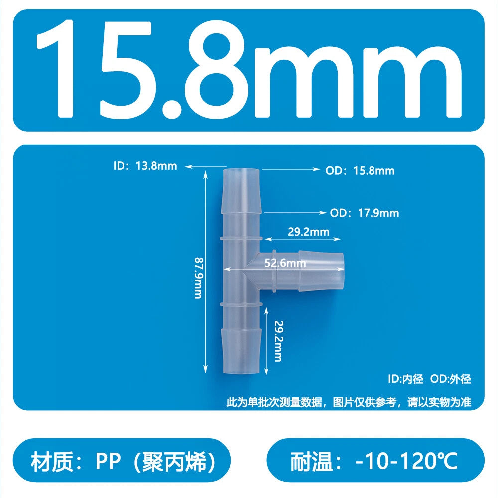 Plastic Pagoda Tubes Reducer Joint 2 3 4Way Hose Connector Tube Splitter Fitting