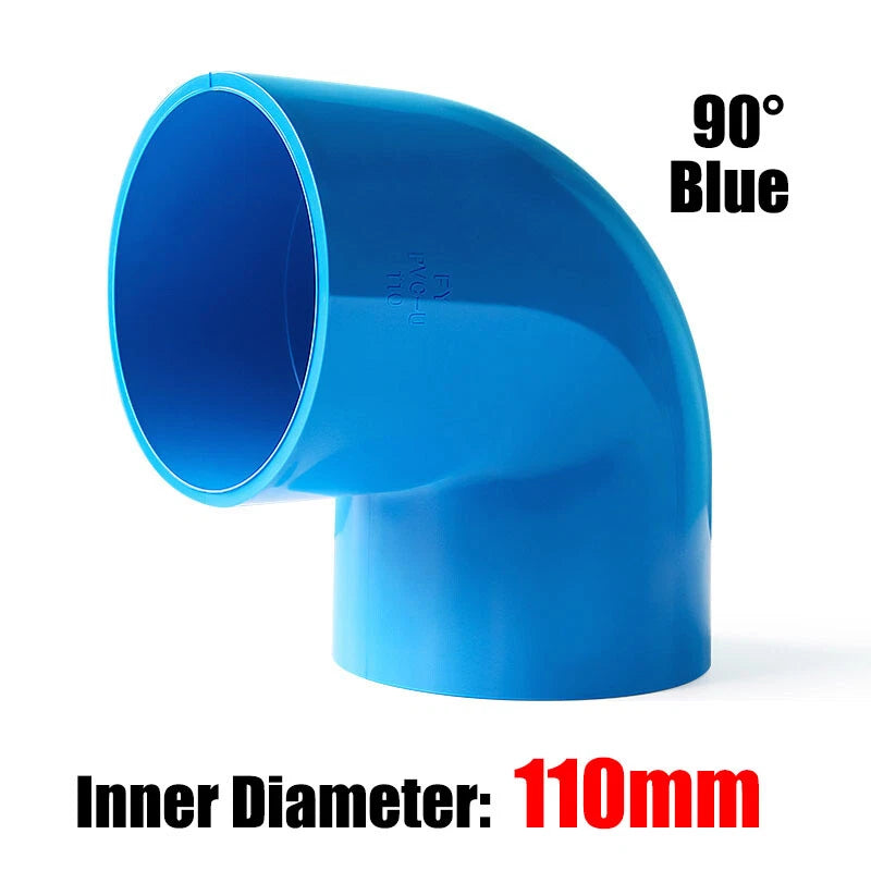 PVC 3 4 5 6-Way Elbow Connector Direct Pipe Fittings 20-110mm White Blue Grey