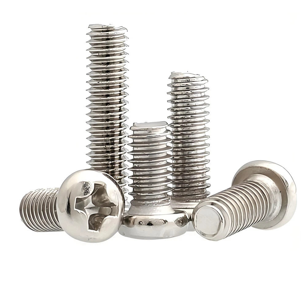 Phillips Pan Head Machine Screws M1.0–M6 | Nickel-Plated
