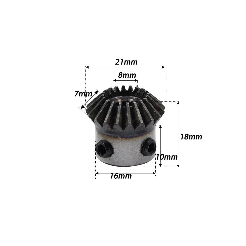 Bevel Gear 0.5/1/1.5/2/2.5/3/4/5/6 Mod 15T-40T 45# Steel 90° Transmission Gears