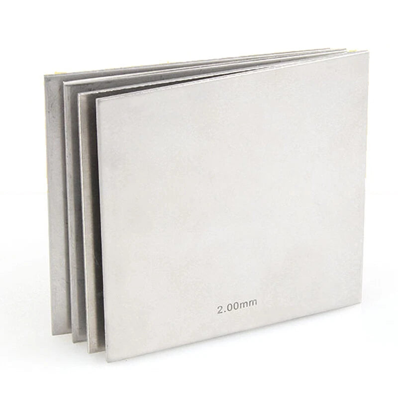 Thick 0.01mm - 3mm 301 Stainless Steel Sheet Plate 100mm-500mm Metal Sheets
