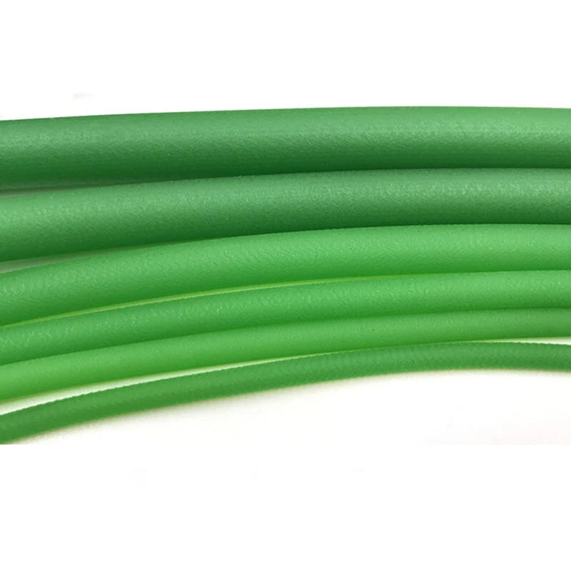 Polyurethane Round Drive Belt | PU Urethane Round Belt Ø1.5–18mm Rough Surface Green