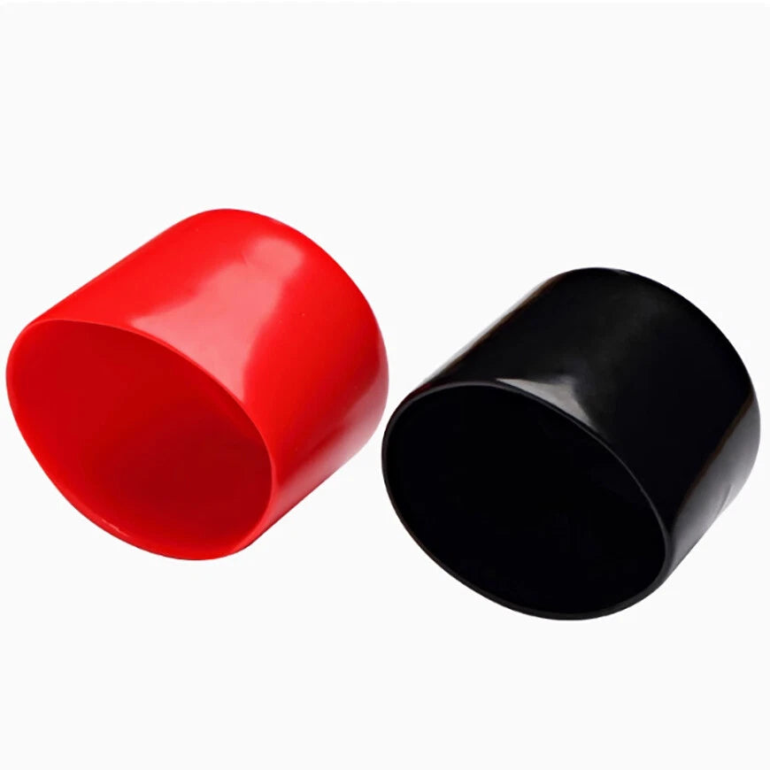 Rubber Thread Protector Caps – Φ1.3mm to Φ114mm, Black or Red (Huge Size Range)