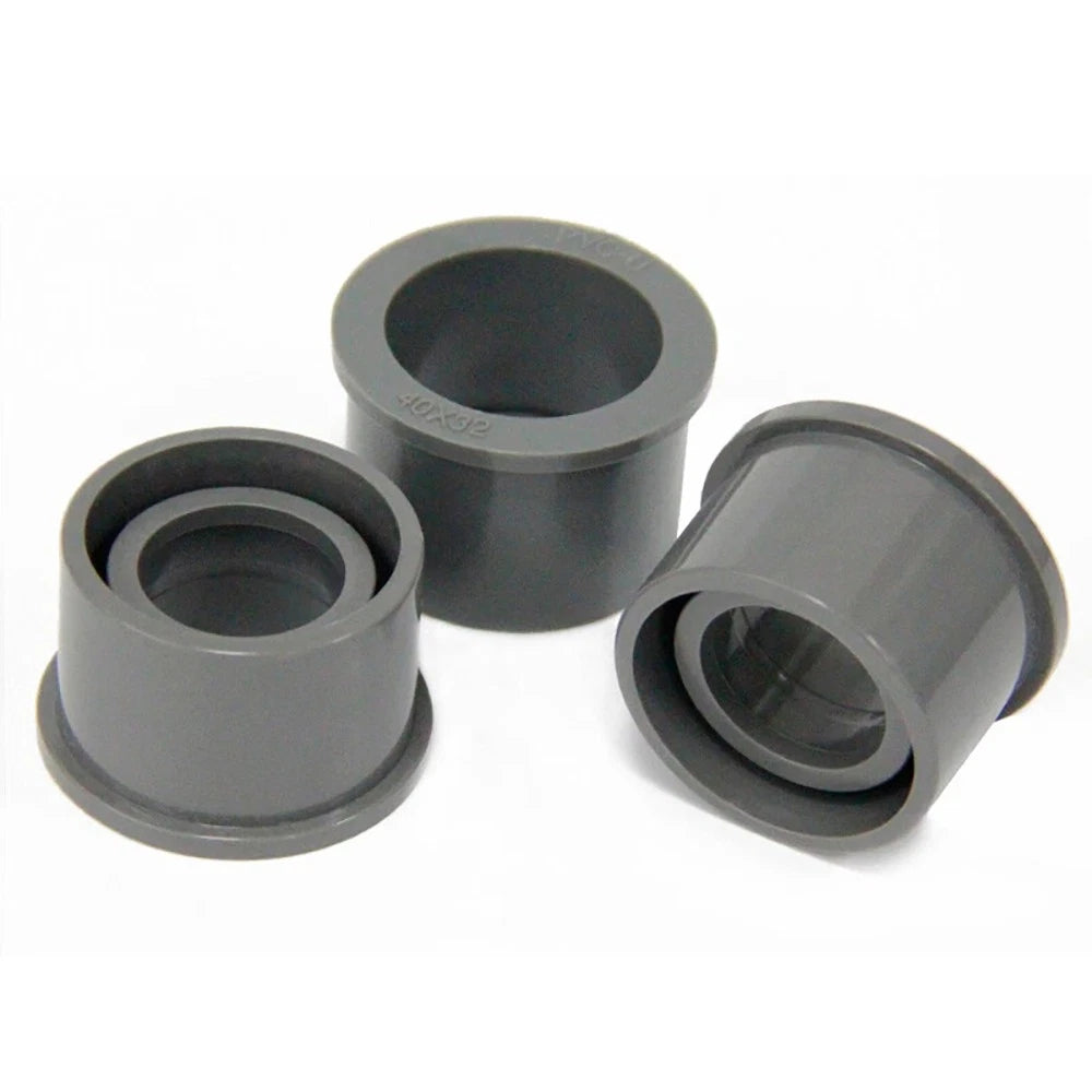 20-90mm PVC Water Supply Pipe Fittings Reducing Bushing Adapter Connector Joints