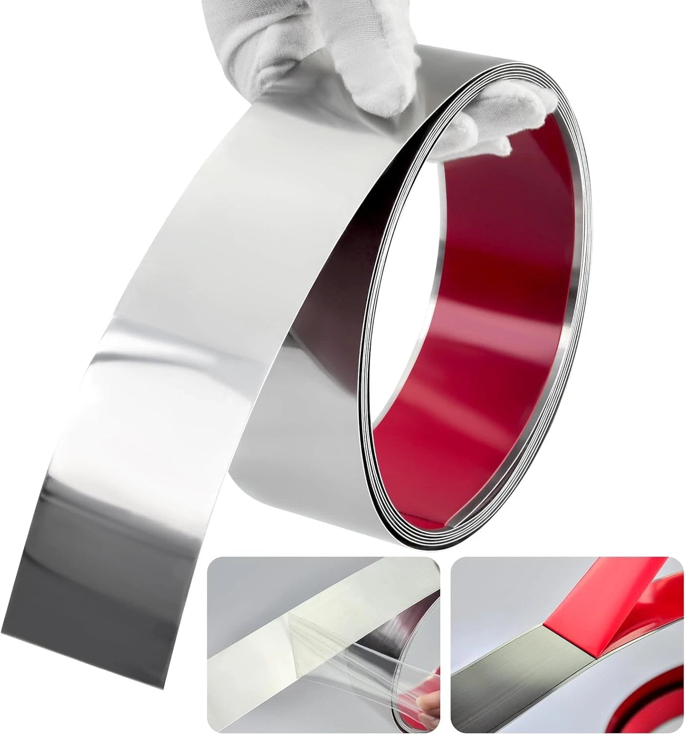 A2 304 Stainless Steel Flat Bar Metal Strip Sheet Foil Band Roll 0.03-1mm Thick