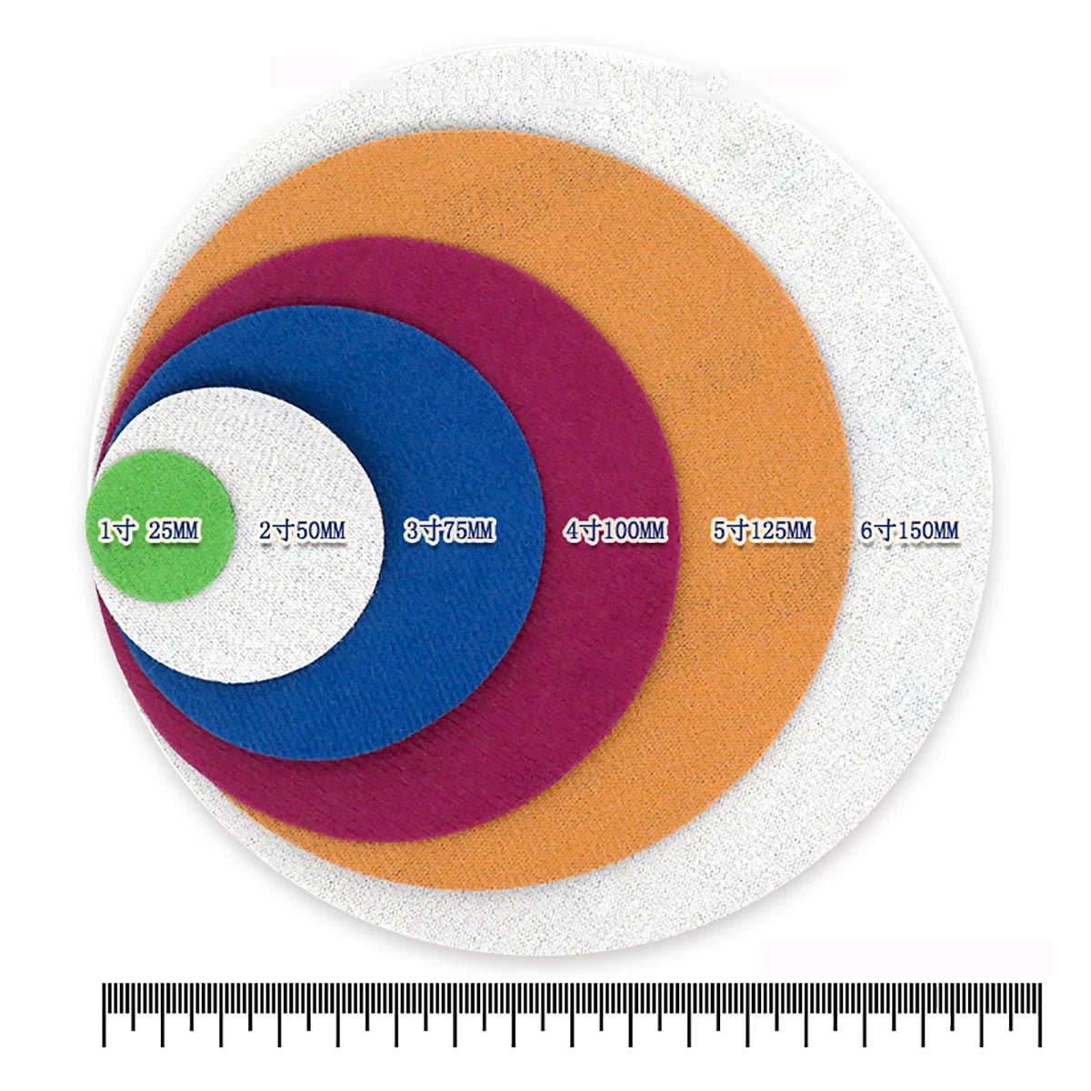 150mm 6" Wet or Dry Hook & Loop Sanding Discs P60-P10000 Grit Sandpaper DA Pads