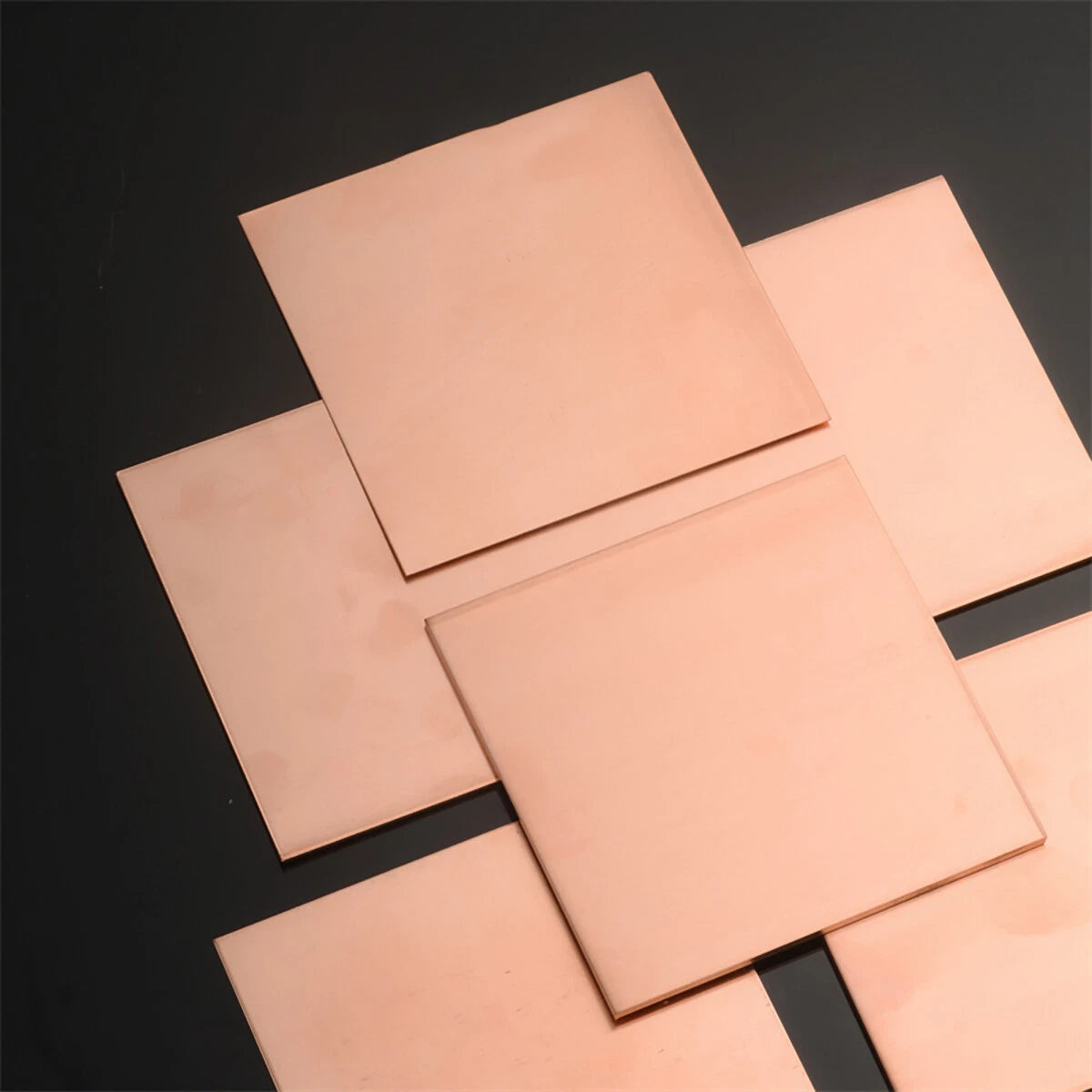 2PCS 0.5 x 460 x 520 mm 99.9% Pure Copper Cu-ETP Metal Sheet Plate
