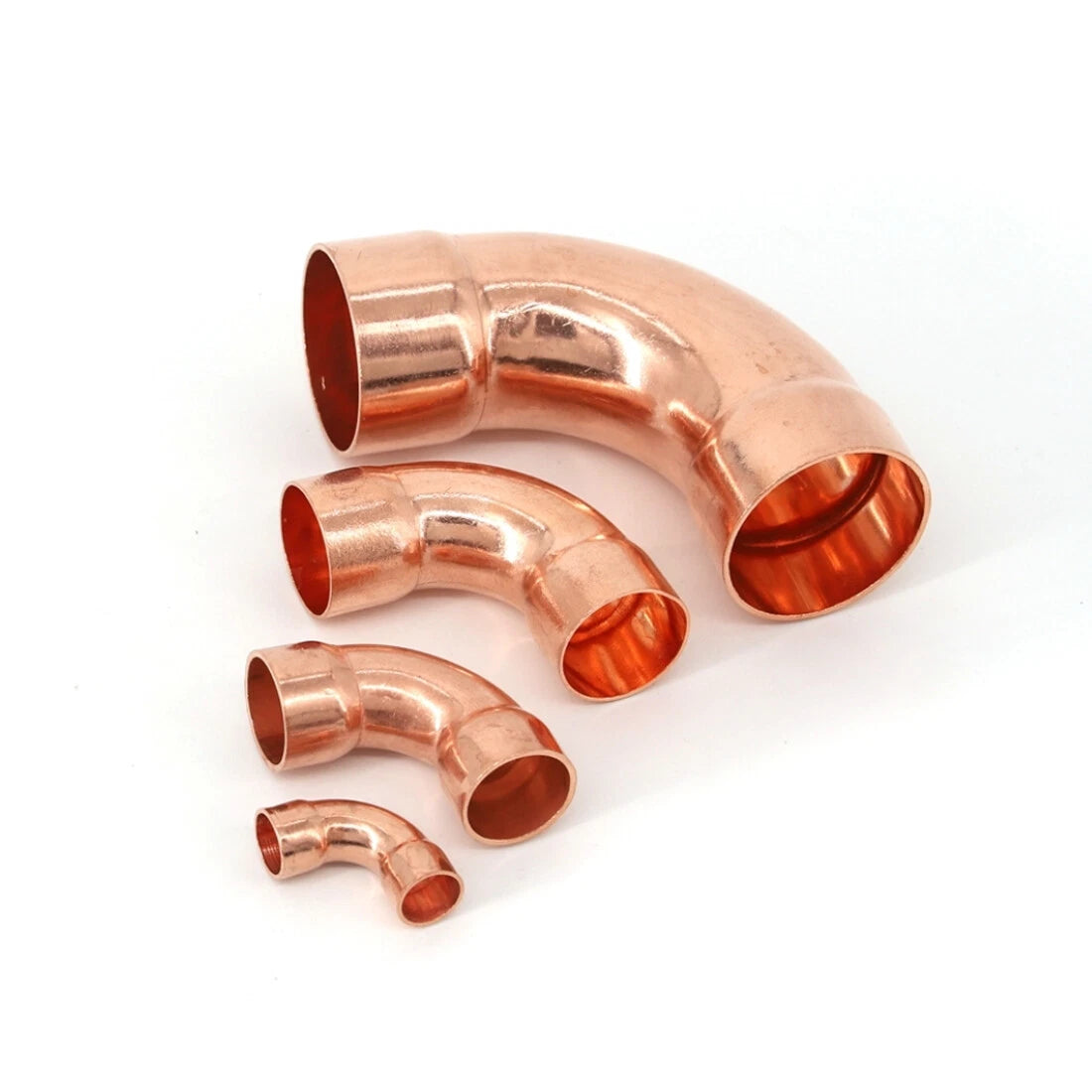 90° End Feed Elbow Copper Pipe Fitting | 6.35mm–159mm | Plumbing Bend