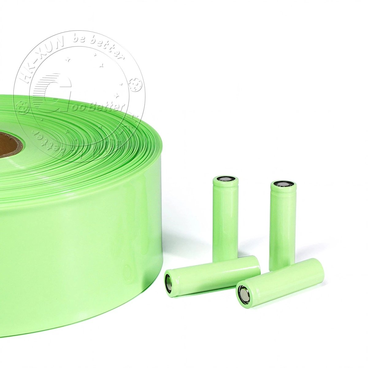 Fruit Green PVC Heat Shrink Tubing for RC Battery Packs — 15mm to 400mm Wide - HomeDIYer